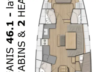 Bootsverleih Bénéteau Oceanis 46.1 Split Samboat