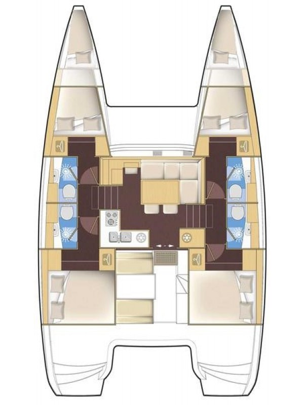 Boot mieten Álimos günstig Lagoon 40