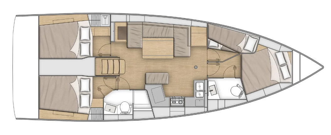 Ein Bénéteau Oceanis 40.1 mieten in Álimos