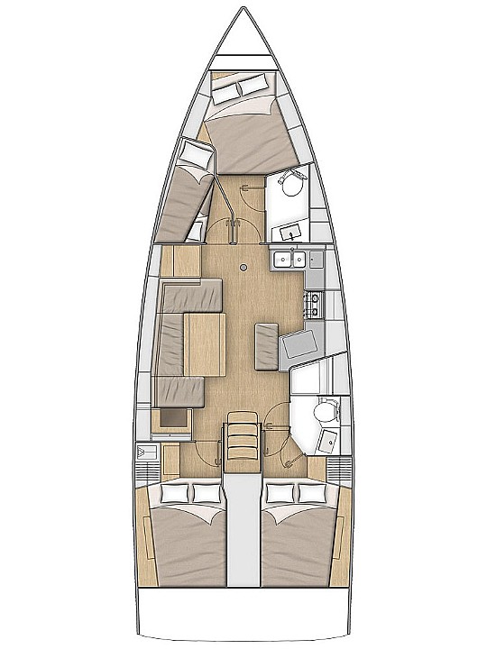 Boot mieten Lefkáda günstig Oceanis 40.1