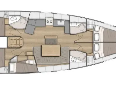 Segelboot mieten in Lefkáda - Bénéteau Oceanis 46.1