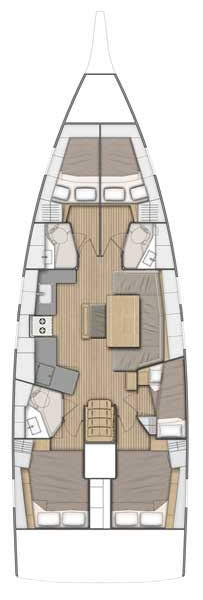 Ein Bénéteau Oceanis 46.1 mieten in Split