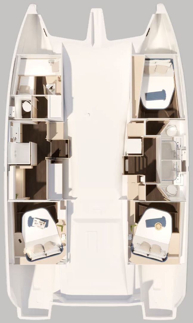 Bootsverleih Fountaine Pajot Fountaine Pajot FP 44 Maestro - 3 cab. Road Town Samboat