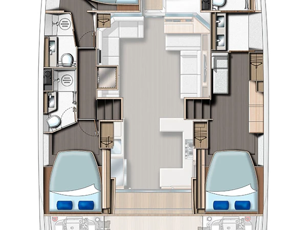 Motorboot mieten in Eden Island - Leopard Catamarans / Robertson & Caine Leopard 53 - OW
