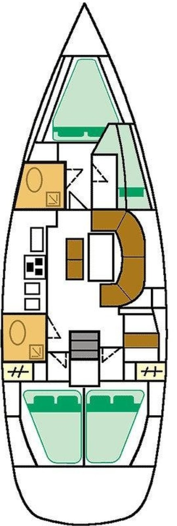 Bénéteau Oceanis 411 Clipper mieten Deme of Volos