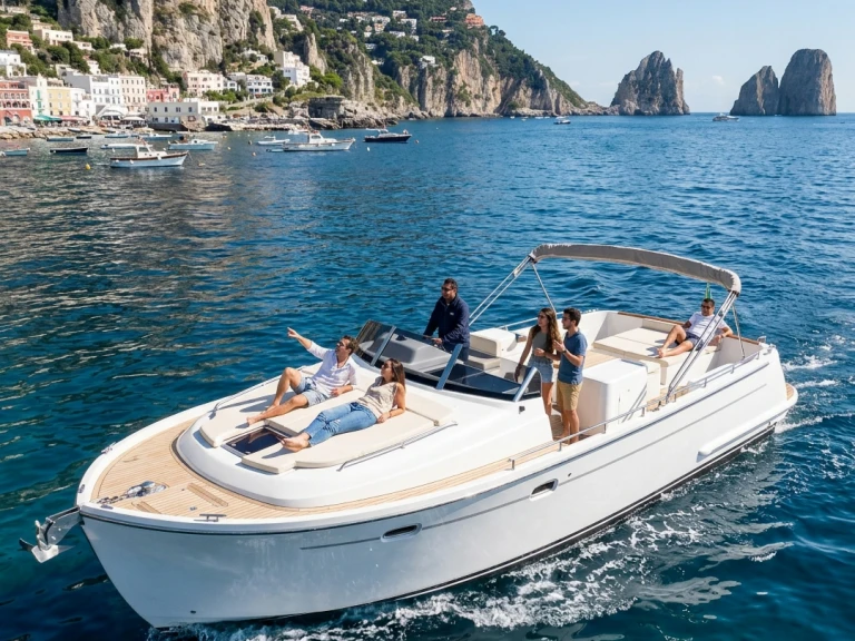 Ein Allure 38 mieten in Positano