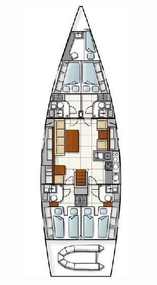 YachtCharter in Salamína - Hanse Hanse 540 E auf SamBoat