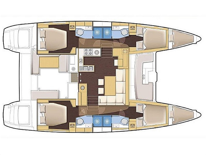 Ein Lagoon Lagoon 450 F mieten in Álimos