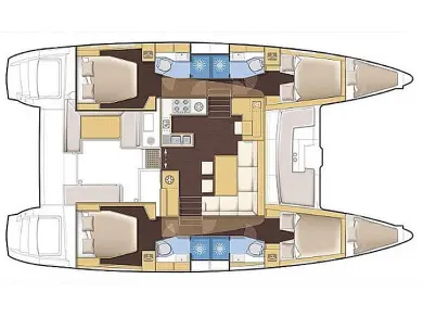 Ein Lagoon Lagoon 450 F mieten in Álimos