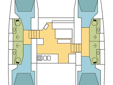 Vermietung Katamaran Lagoon mit Führerschein
