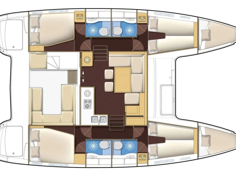 Vermietung Katamaran Lagoon mit Führerschein