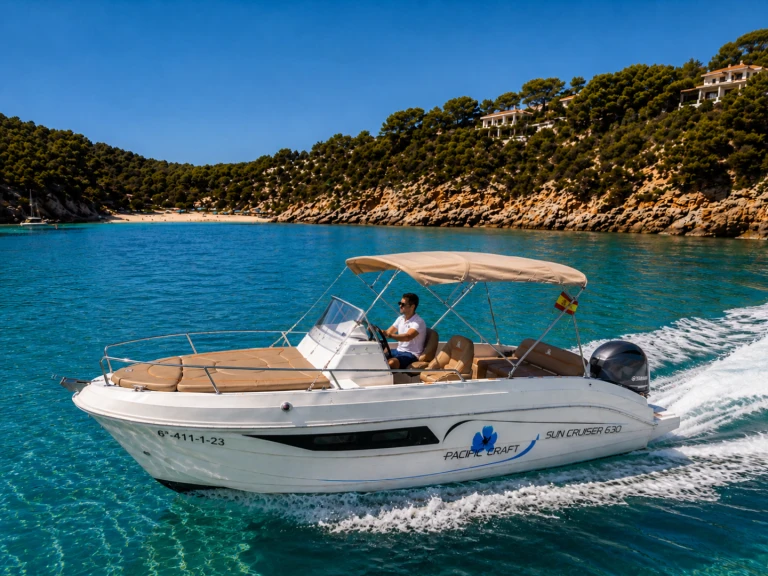 Boot mieten Palma de Mallorca günstig Pacific Craft 630