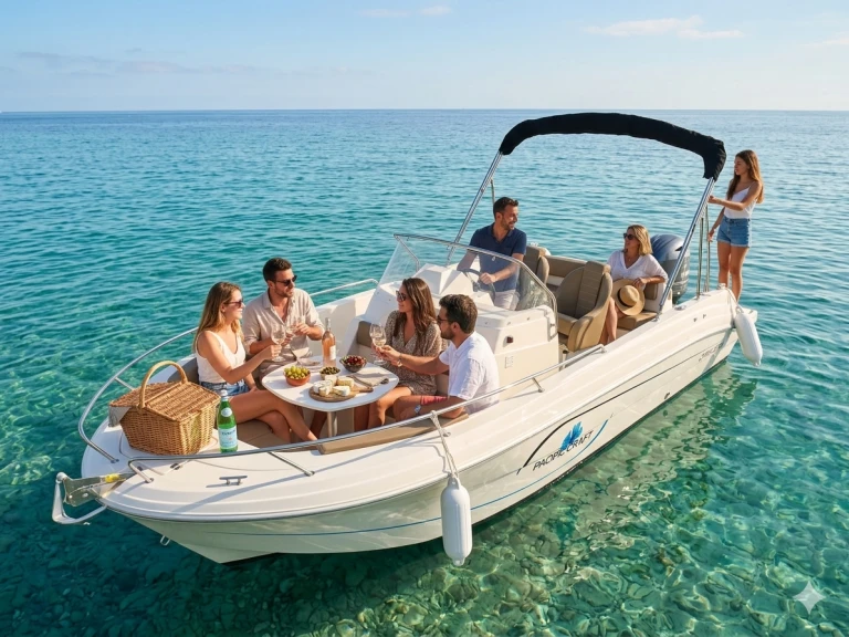 Motorboot mieten in Can Pastilla - Pacific Craft Q670 'Atlas' (10p/200hp)