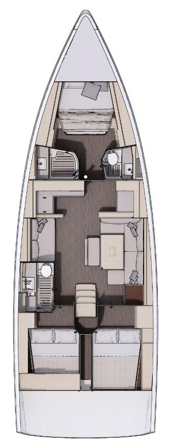 Ein Dufour Dufour 470 mieten in Trogir