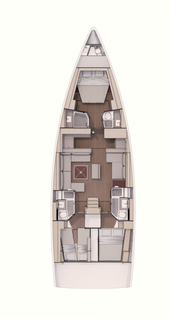 YachtCharter in Álimos - Dufour Dufour 530 auf SamBoat