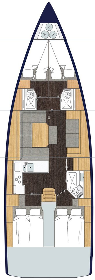 Vermietung Segelboot Bavaria mit Führerschein