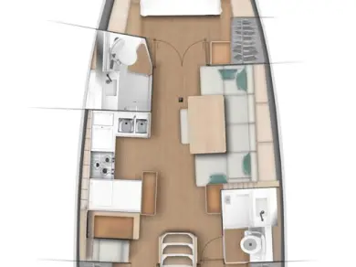 Segelboot mieten in Biograd na Moru - Jeanneau Sun Odyssey 440