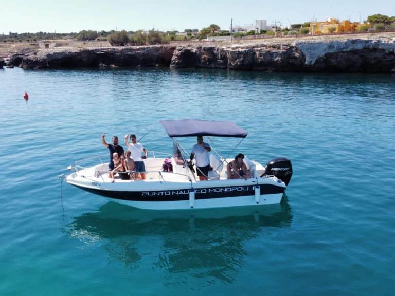 Vermietung Motorboot Blu-Blu mit Führerschein