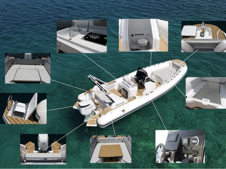 Schlauchboot mit oder ohne Skipper Tiger mieten in Empuriabrava