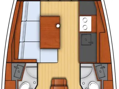 Bootsverleih Bénéteau Oceanis 38.1 Seget Donji Samboat