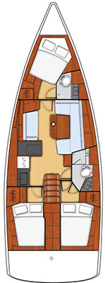 Segelboot mieten in Lefkáda - Bénéteau Oceanis 41.1