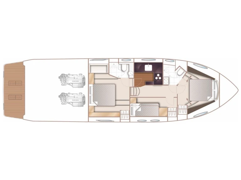 Boot mieten Castellammare di Stabia günstig Princess 52 Fly