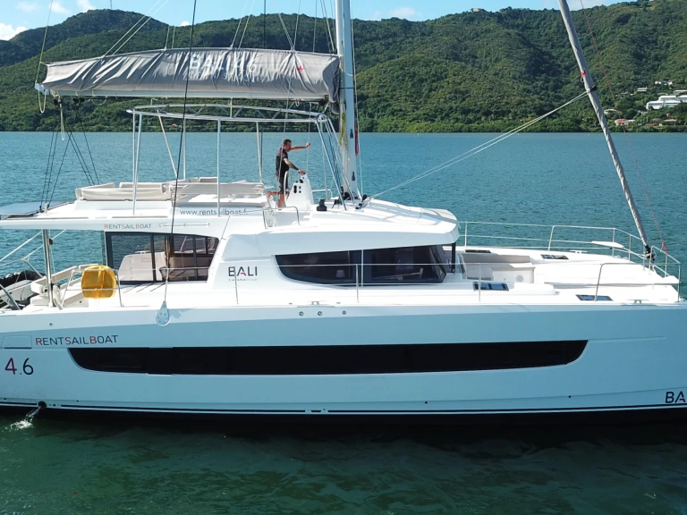 Ein BALI 4.6 5 CABINES NUM 4 BALI 4.6 5 CABINES NUM 4 mieten in Le Marin