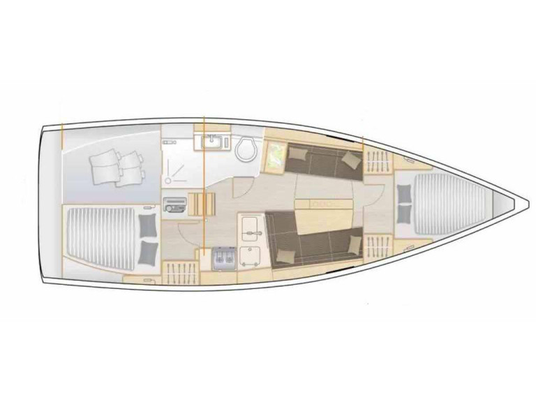 YachtCharter in Cogolin - Hanse Hanse 348 auf SamBoat