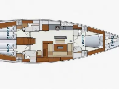 Hanse Hanse 575 mieten Golfo Aranci