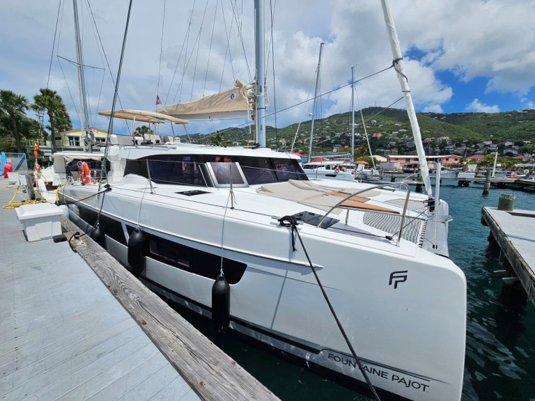 Boot mieten Frenchtown günstig Fountaine Pajot FP 41 Maesto 3 