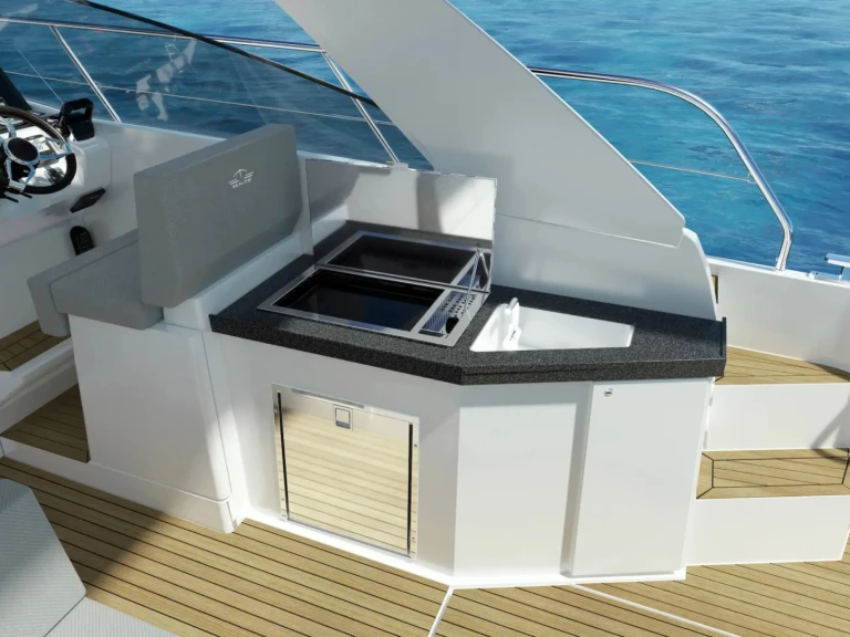 Vermietung Motorboot Sealine mit Führerschein