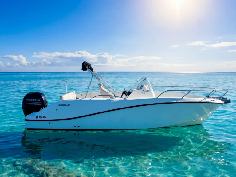 Vermietung Motorboot Quicksilver mit Führerschein