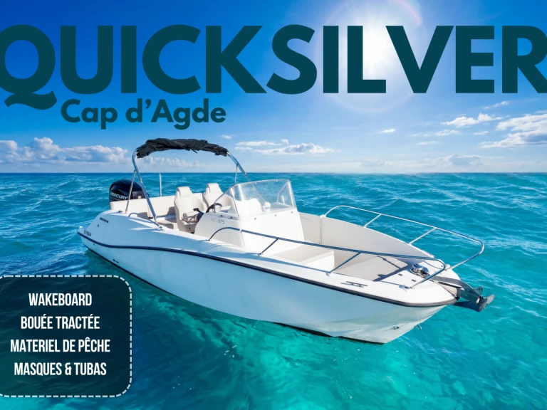 Quicksilver Activ 675 Open mieten Le Cap d'Agde