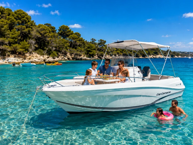 Ein Jeanneau Cap Camarat 5.5 CC Serie 2 Style mieten in Palavas-les-Flots