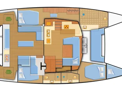 Bootsverleih Fountaine Pajot Elba 45 Naxos (City) Samboat