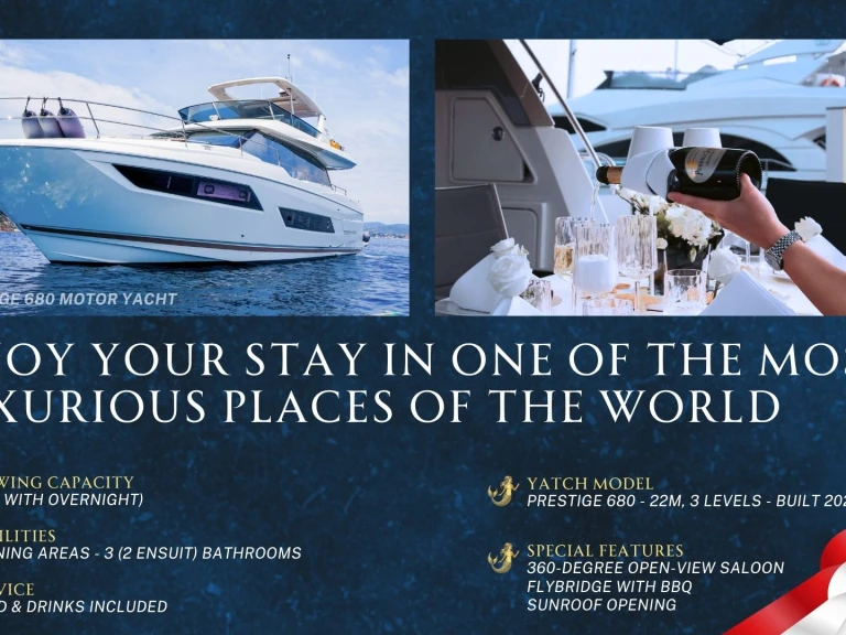YachtCharter in Monaco - Prestige Yachts 680 auf SamBoat