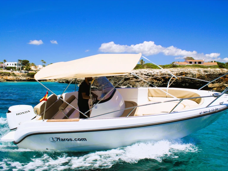 Vermietung Motorboot Polyester Yacht mit Führerschein