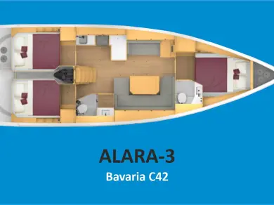 Bootsverleih Bavaria Bavaria C42 Fethiye Samboat