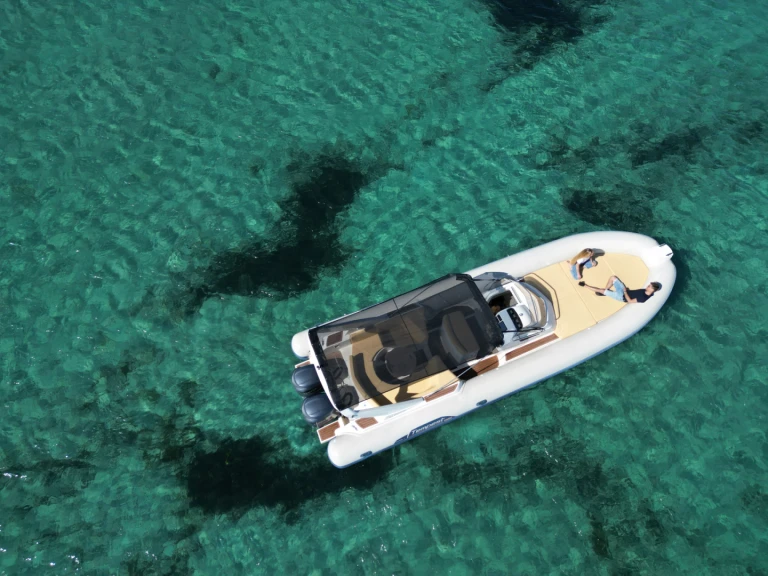Vermietung Schlauchboot Capelli mit Führerschein