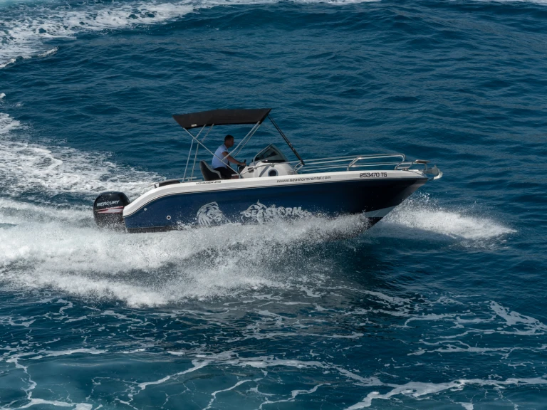 Vermietung Motorboot Ranieri mit Führerschein
