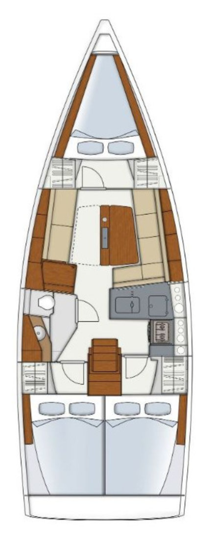Vermietung Segelboot Hanse mit Führerschein