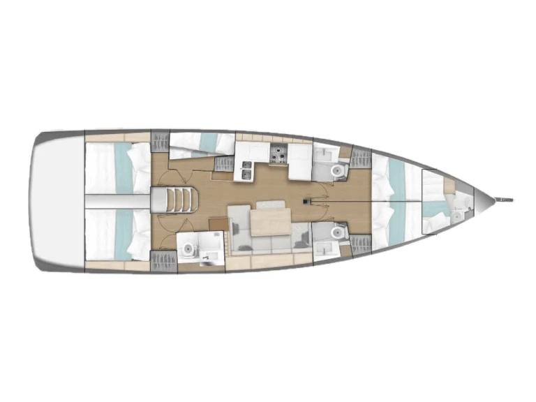 Vermietung Segelboot Jeanneau mit Führerschein