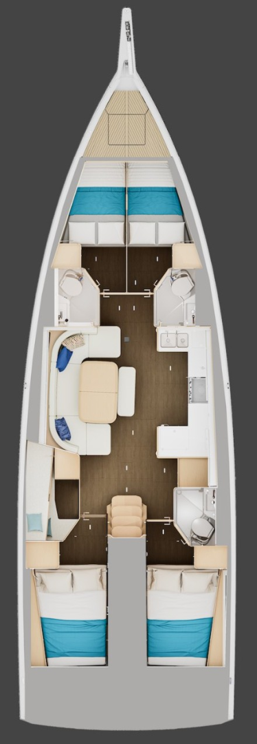 Jeanneau Sun Odyssey 455 mieten Parham Town