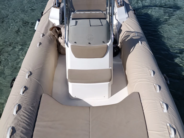 Vermietung Schlauchboot Capelli mit Führerschein