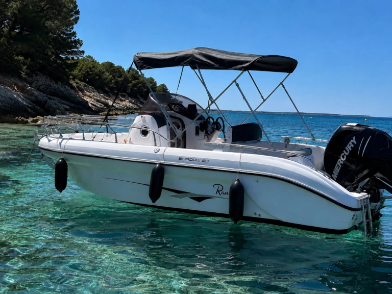 Vermietung Motorboot Ranieri mit Führerschein