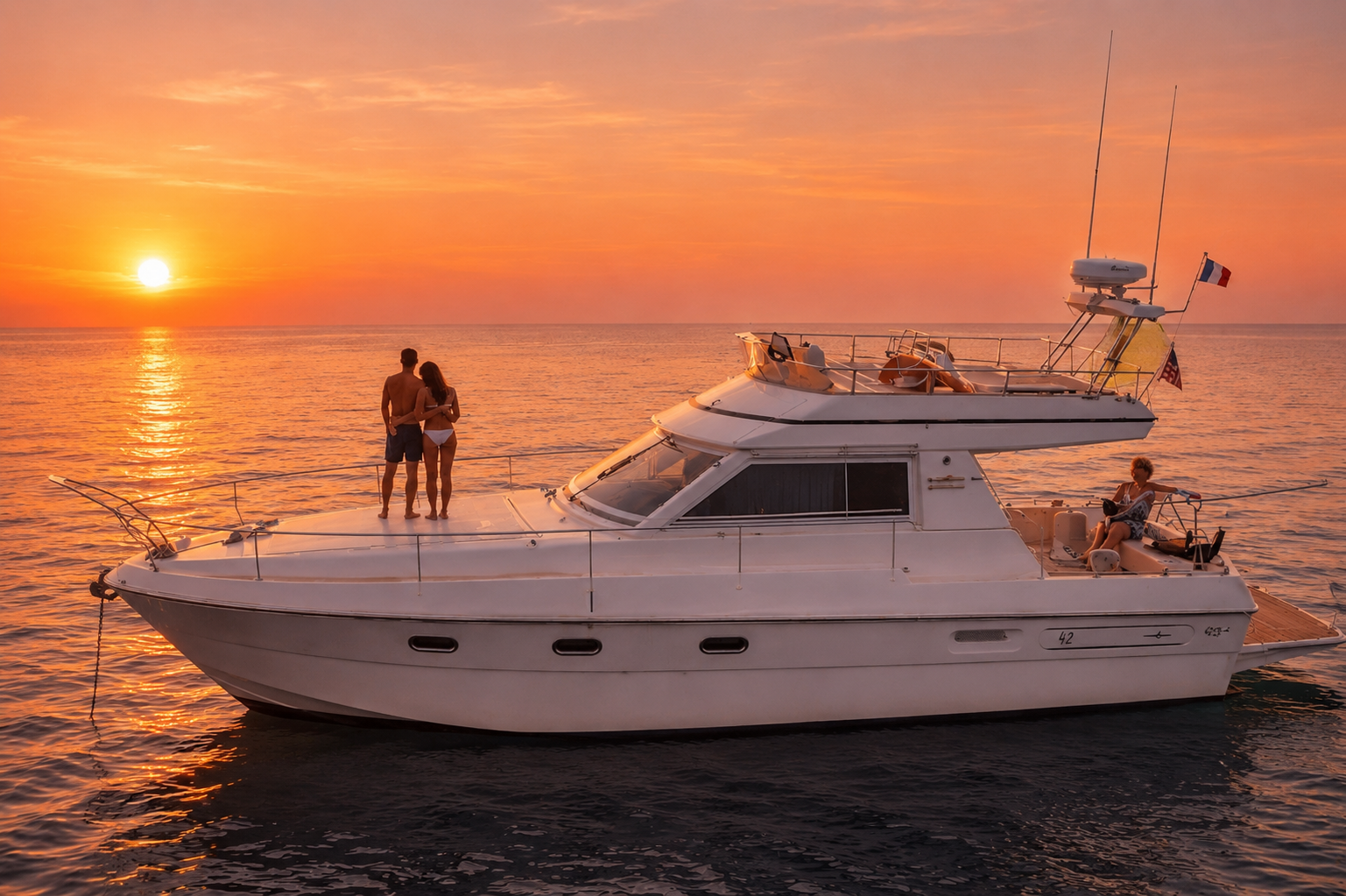 Ferretti Holiday Sea  mieten Cannes