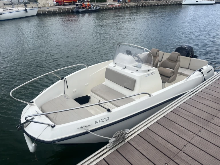 Motorboot mit oder ohne Skipper Quicksilver mieten in Frontignan