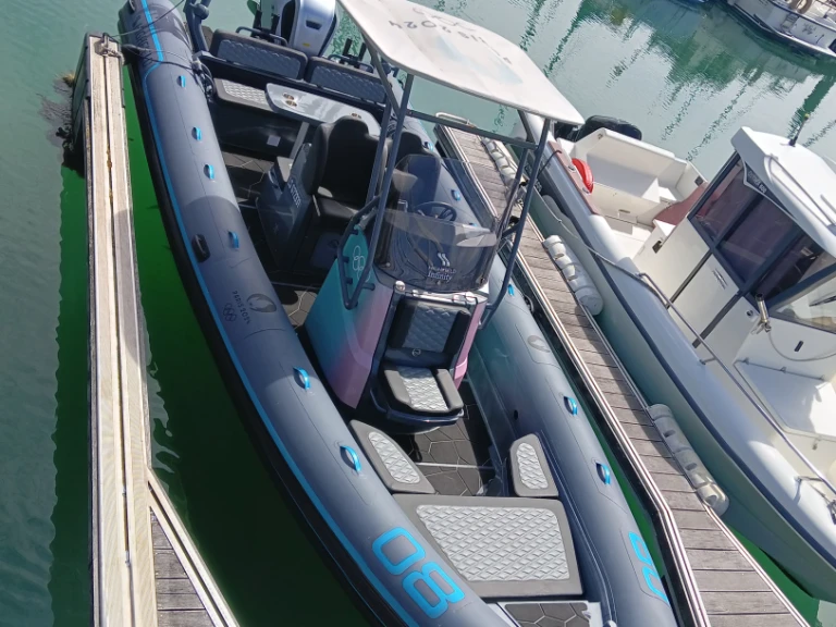 Vermietung Schlauchboot Highfield mit Führerschein