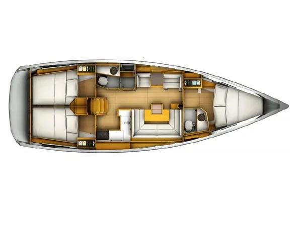 Vermietung Segelboot Jeanneau mit Führerschein