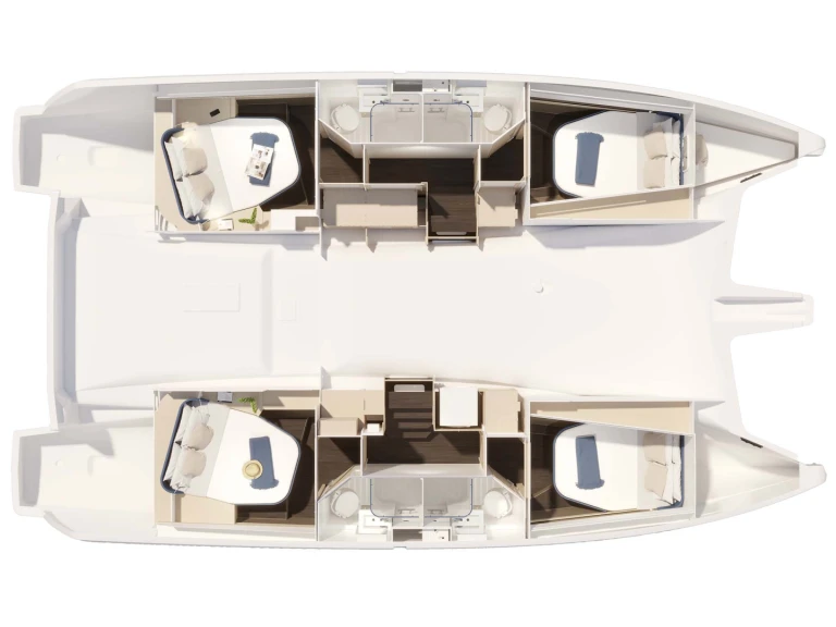 Fountaine Pajot FP 44 /6 cab mieten Néa Péramos